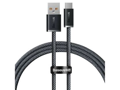 CABO BASEUS DYNAMIC SERIES FAST CHARGING DATA CABLE USB TO TYPE-C 100W 1M SLATE GRAY