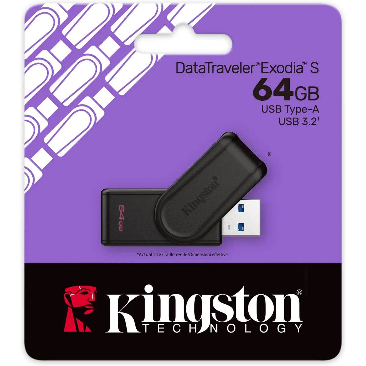 Pen Drive Kingston DataTraveller Exodia S 64GB USB 3.2