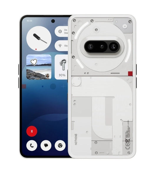 Nothing Phone (3a) 12GB/256GB/6.8" AMOLED FHD+ 120Hz 50MP 5000mAh 45W Android 15 Branco | Estado: Novo