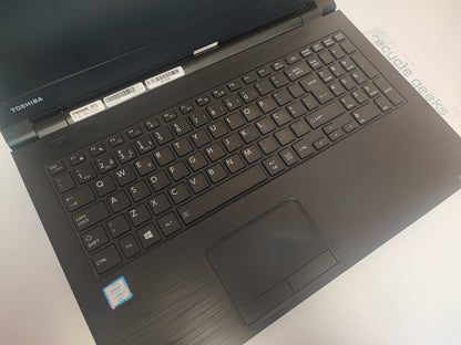 Toshiba SATELLITE PRO R50-C-167 Notebook, Intel Core i3-6006U, 240GB DDR3 RAM, 240GB SATA SSD, Portuguese (Portugal) Keyboard. Condition: Fair - C