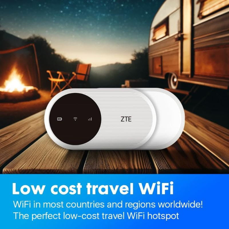 Hotspot Móvel ZTE U10 WI-FI 6 4G LTE BRANCO