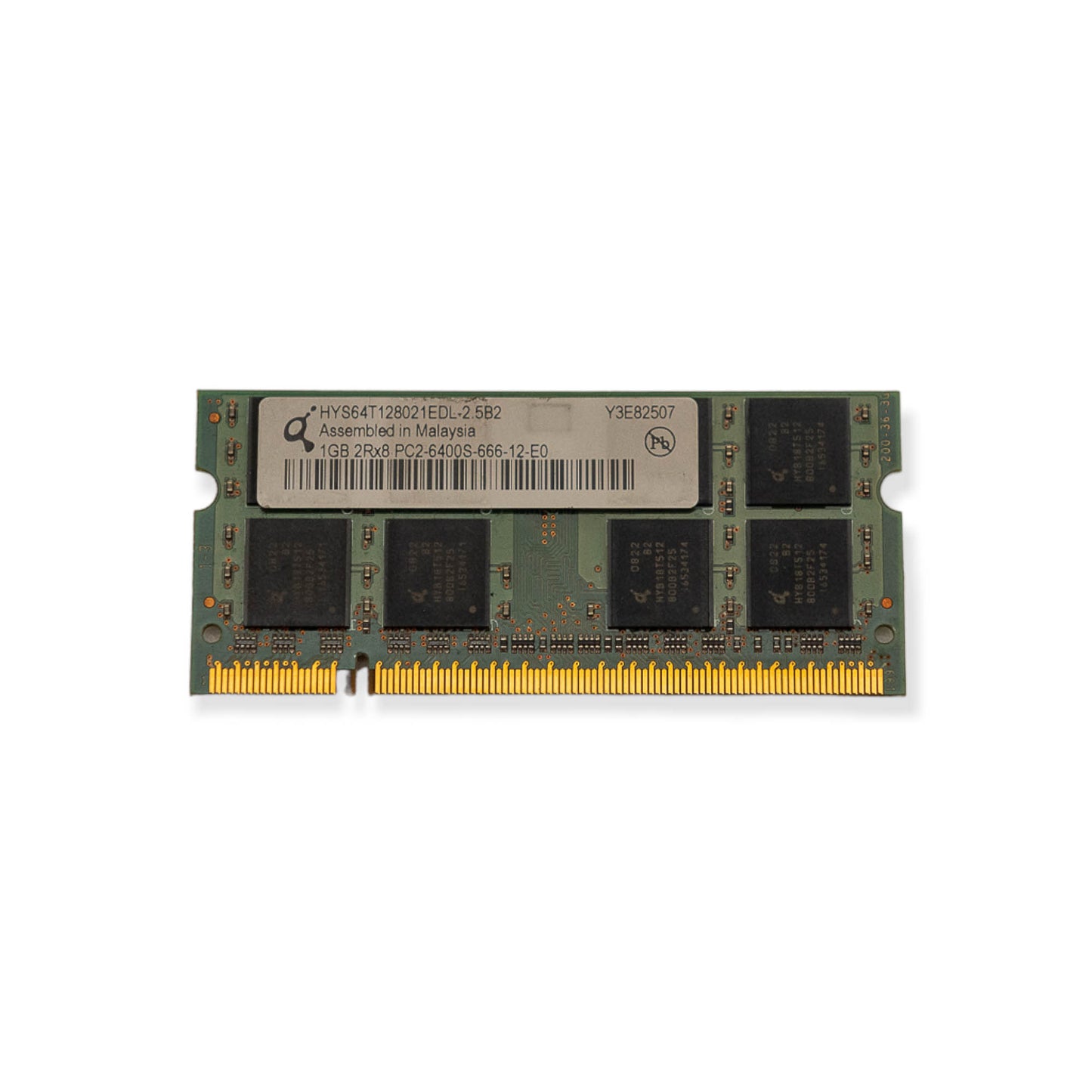 Memória Ram SO-DIMM Hynix DDR2 1GB 6400S HYS64T128021EDL-2.5B2