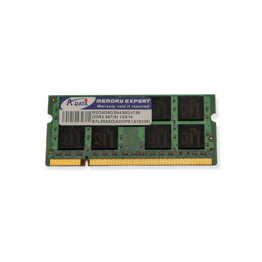 Memória Ram SODIMM ADATA DDR2 1GB 667MHZ M2OAD5G3 4430Q1C58