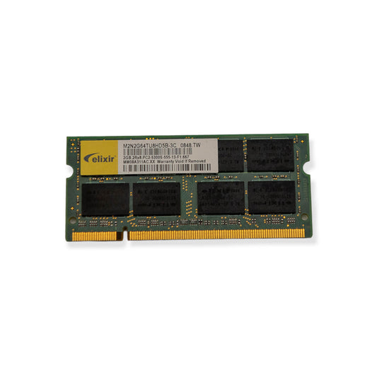Memória Ram SODIMM ELIXIR DDR2 2GB 667MHZ M2N2G64TU8HD5B-3C