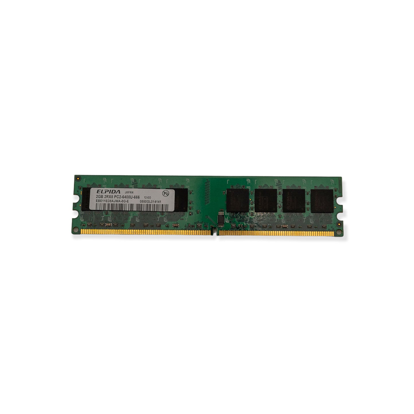 Memória Ram DIMM Elpida DDR2 2GB 6400U EBE11ED8AJWA-8G-E