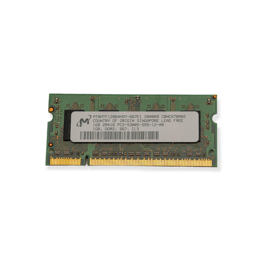 Memória Ram SODIMM Genérica DDR2 1GB 667Mhz | Estado: Muito Bom-667E1