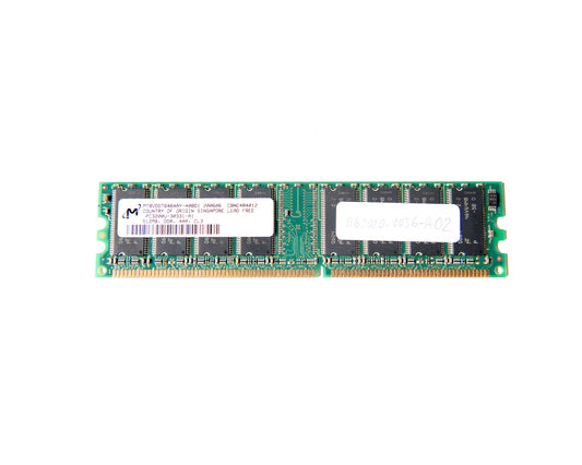 Memória Ram DIMM Micron 512Mb DDR400Mhz MT8VDDT6464AY-40BD1
