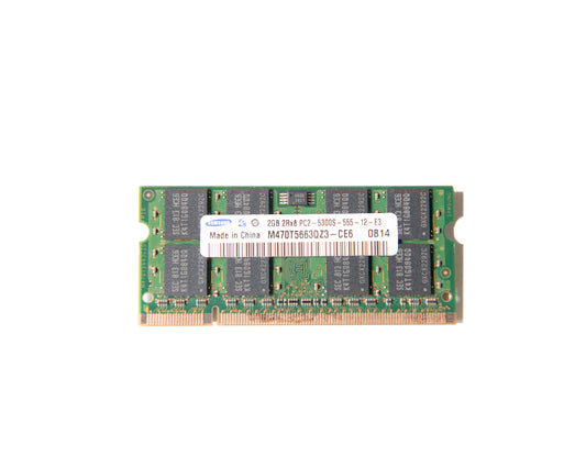 Memória Ram SO-DIMM SAMSUNG 2GB DDR2 667Mhz M470T5663QZ3-CF7