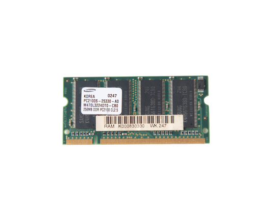 Memória Ram SO-DIMM SAMSUNG 256MB DDR PC2100S-25330-A0 M470L3224DT0-CB0