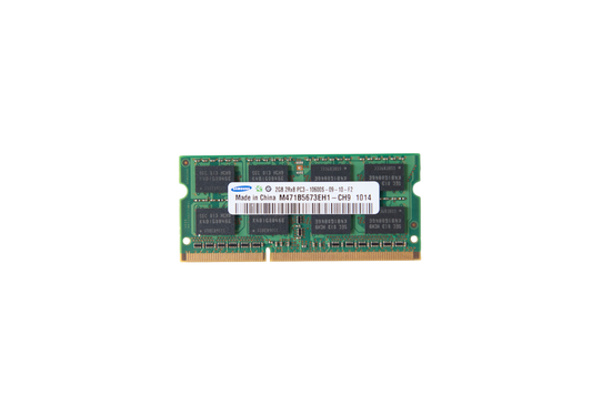 Memória RAM SO-DIMM SAMSUNG 2GB DDR3 1333Mhz PC3-10600S-09-10-F2 M471B5673EH1-CH9