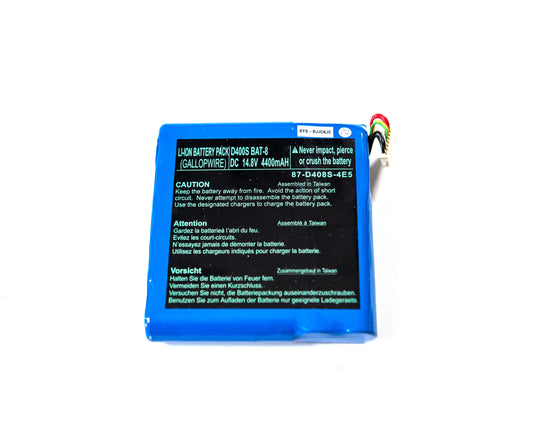 Bateria Pack Li-ion D400S BAT-8 DC 14.8v 4400mAH 87-D408S-4E5