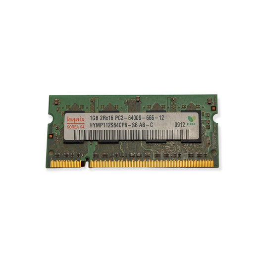 Memória Ram SODIMM Hynix DDR2 1GB 6400S HYMP112S64CP6 - S6 AB-C