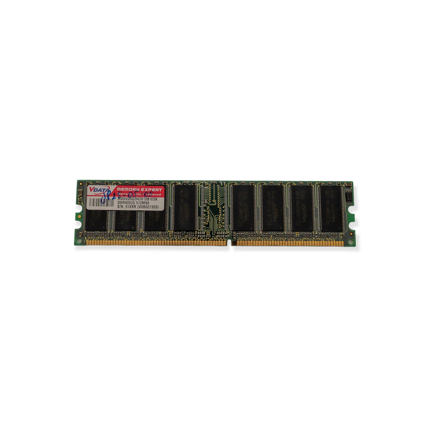 Memória Ram VDATA DDR400 512MB MDGVD6G3H3X10B1E0K
