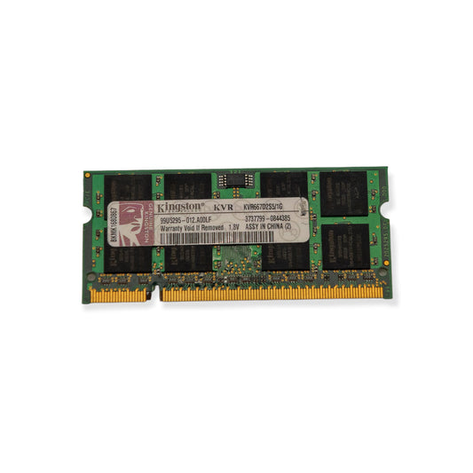 Memória Ram SODIMM DDR2 Kingston 1GB 667Mhz KVR667D2S5/1G