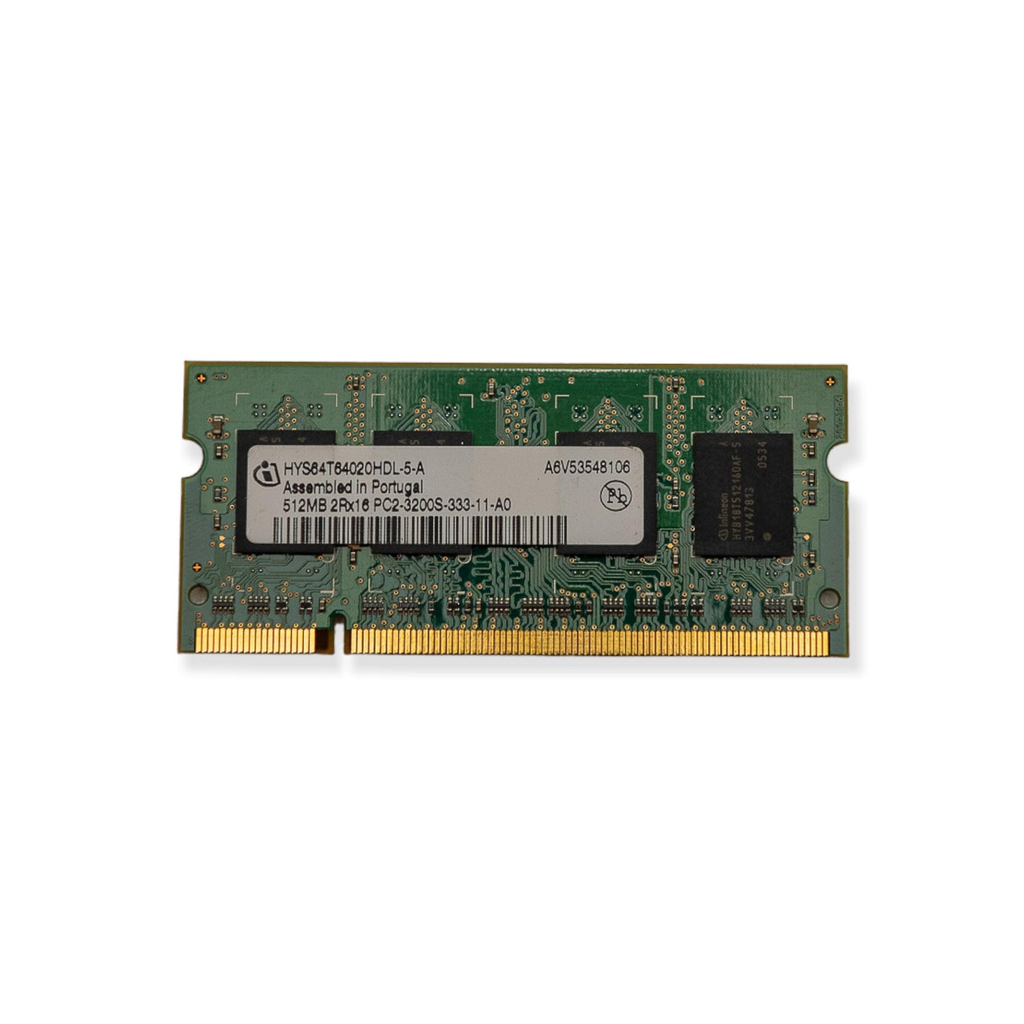 Memória Ram SODIMM Hynix DDR2 512MB HYS64T64020HDL-5-A