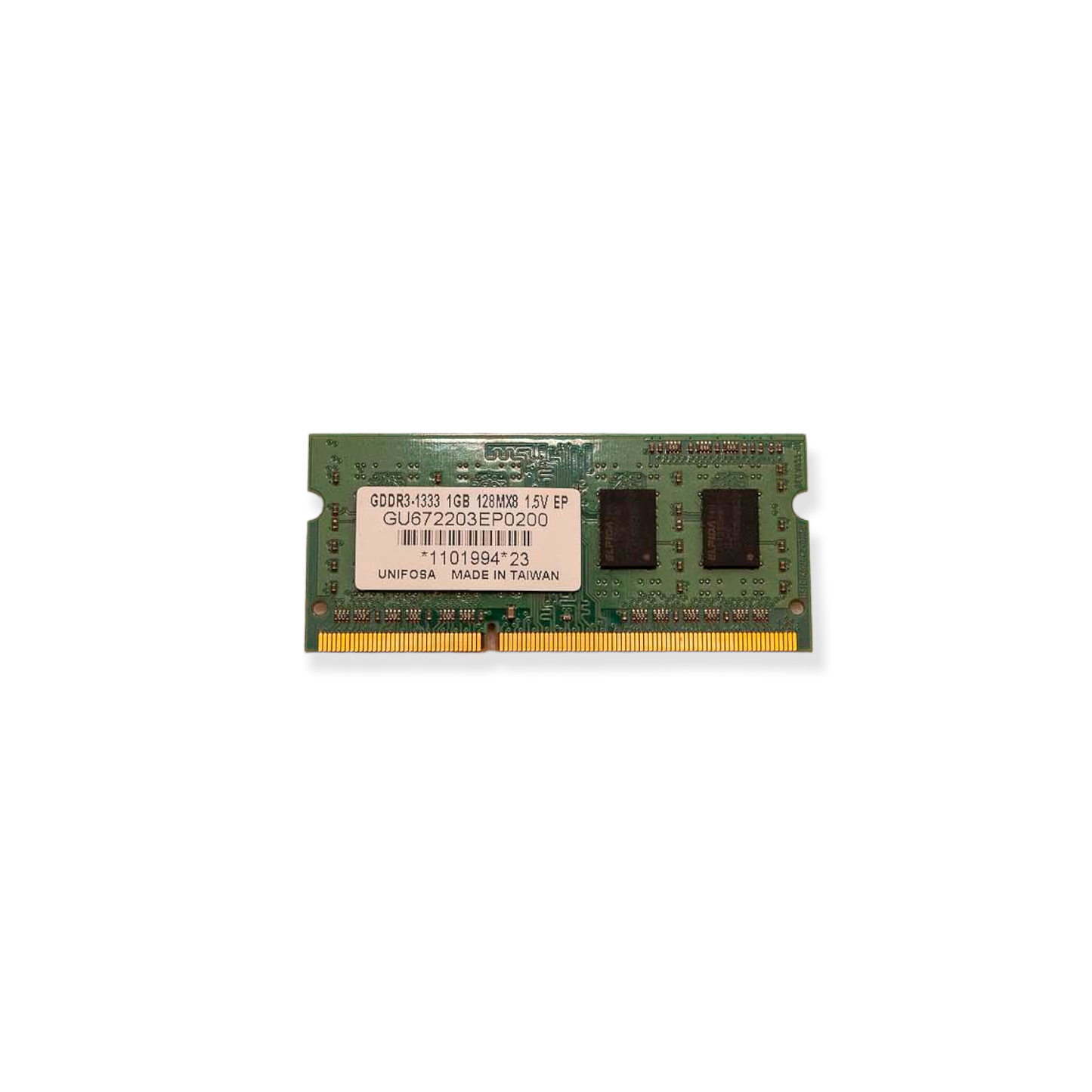Memória Ram SODIMM Genérica DDR3 1GB 1333MHZ | Estado: Muito Bom