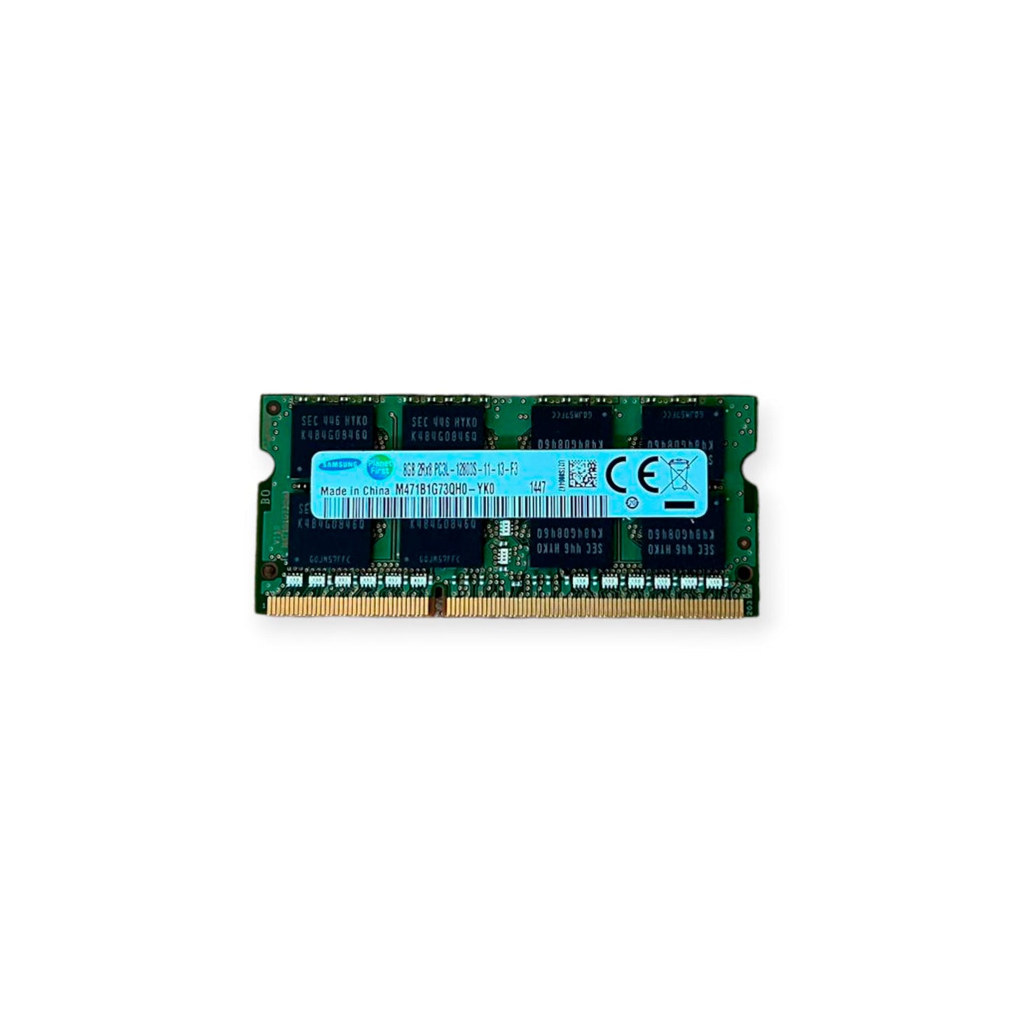 Memoria Ram portátil Samsung 8GB DDR3L SODIMM M471B1G73DB0-YK0