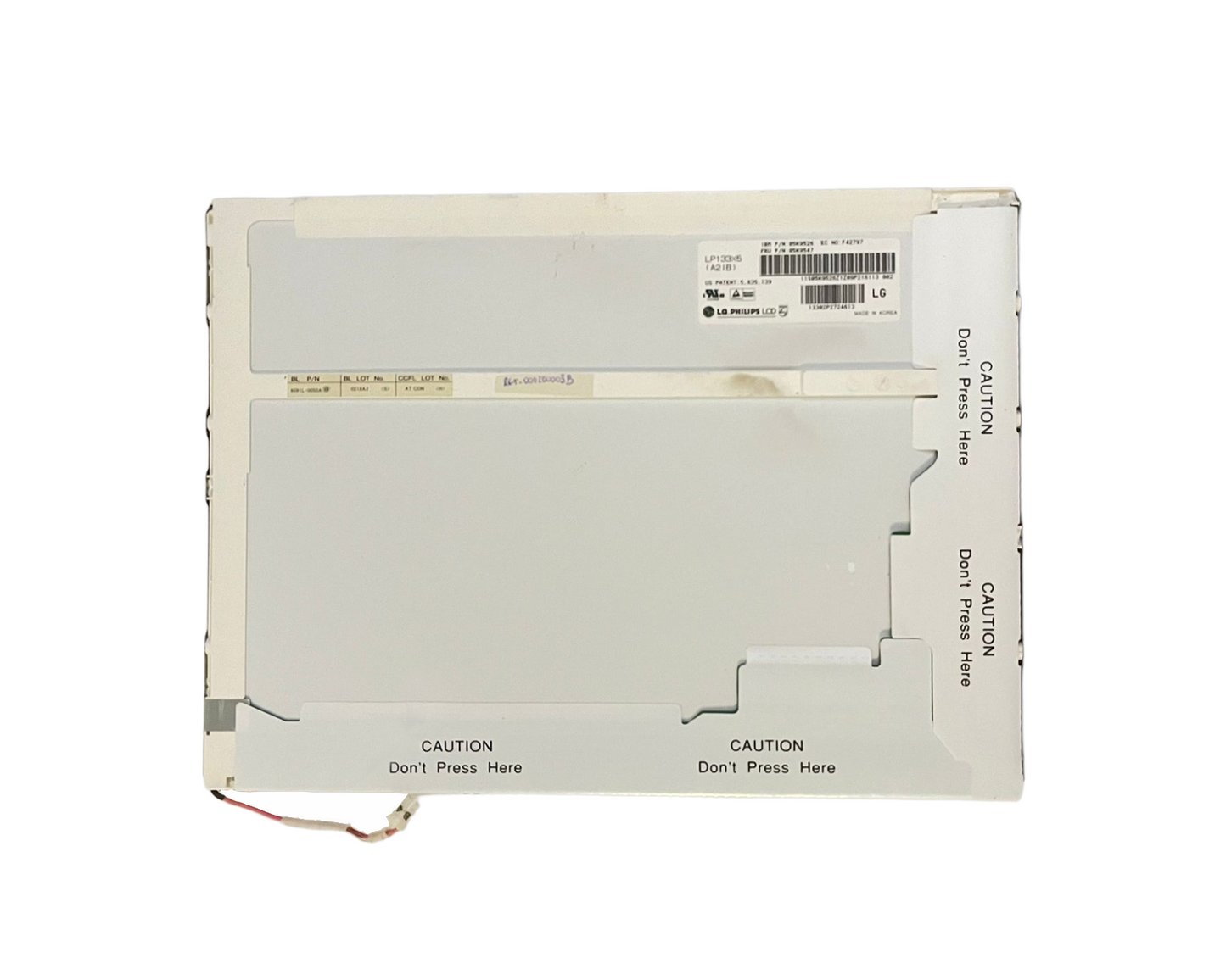 Screen LG Philips LP133X5 (A2IB) 13.3'' (1024x768) 20 Pins OEM IBM 05K9526 FRU 05K9547