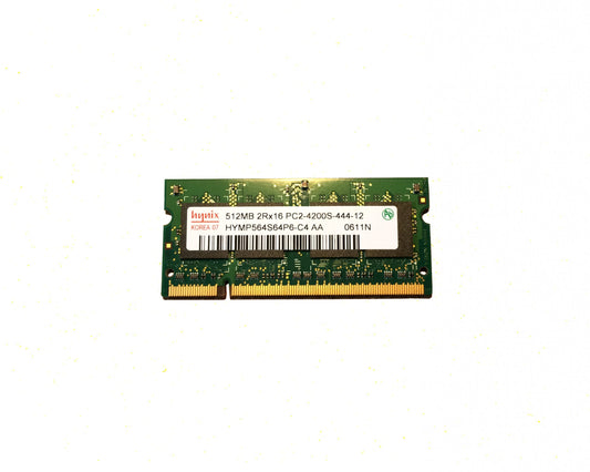Memória Ram Hynix SODIMM 512Mb DDR2 4200S HYMP564S64P6-C4 AA